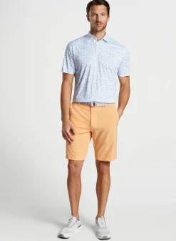 Peter Millar Sun Protection Apparel|Featherweight Performance Sea For Yourself Polo