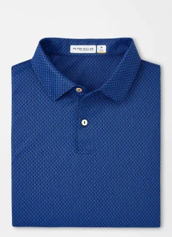 Peter Millar Sun Protection Apparel|Featherweight Performance Crown Check Polo