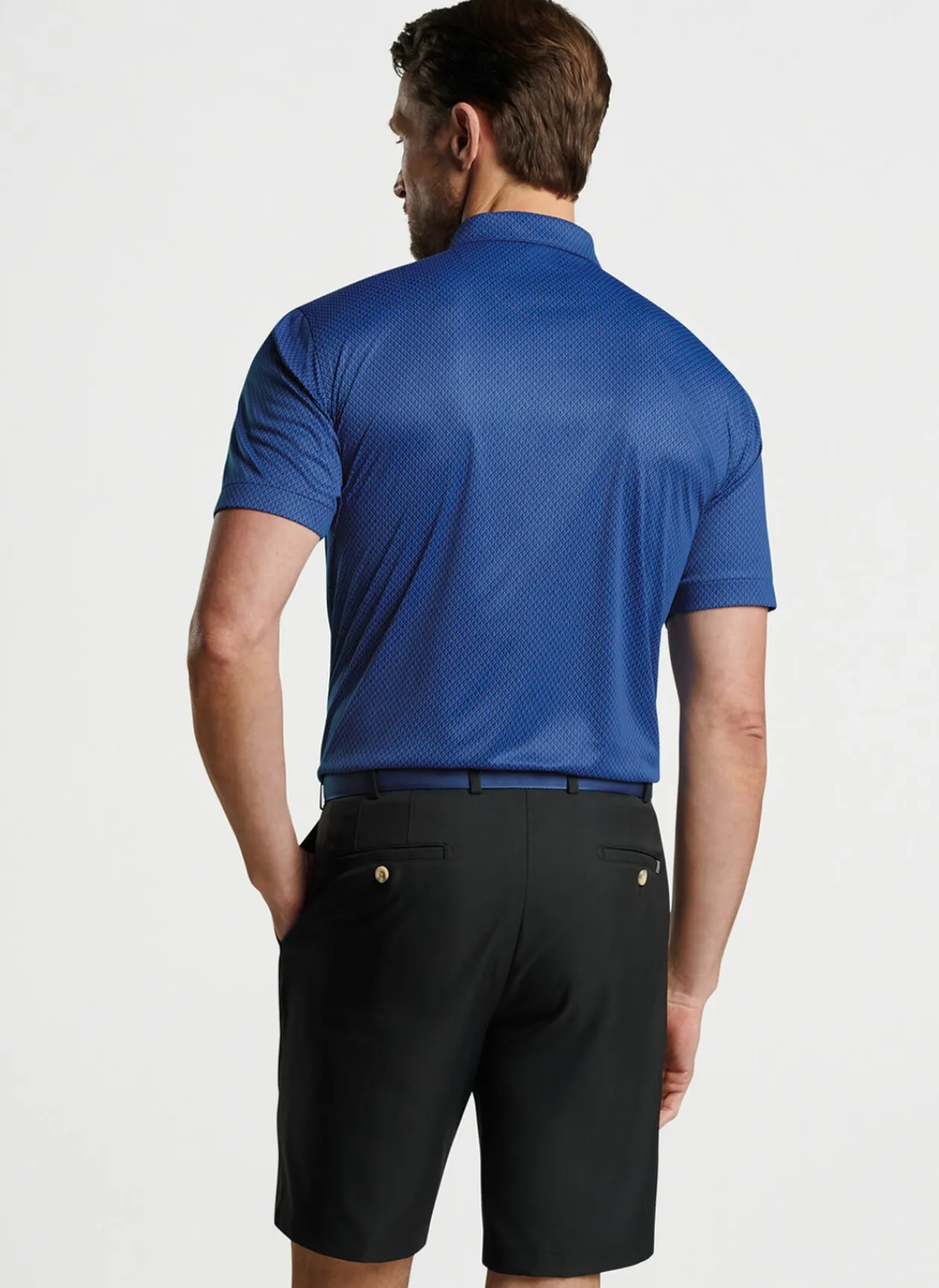 Peter Millar Sun Protection Apparel|Featherweight Performance Crown Check Polo