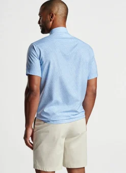 Peter Millar Sport Shirts|Feeling Koi Performance Poplin Sport Shirt