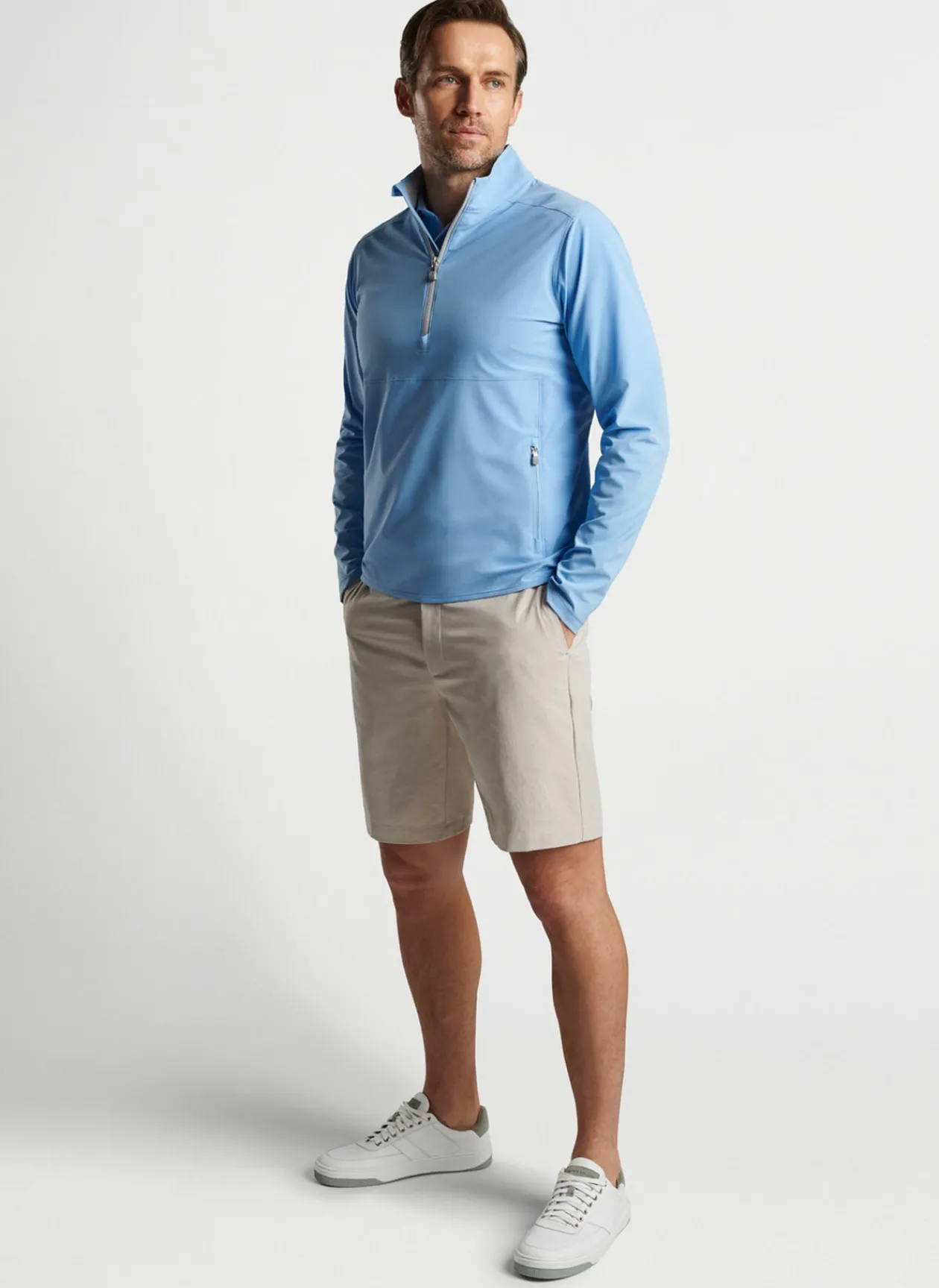 Peter Millar Pullovers & Hoodies|Flex Adapt Half-Zip Pullover