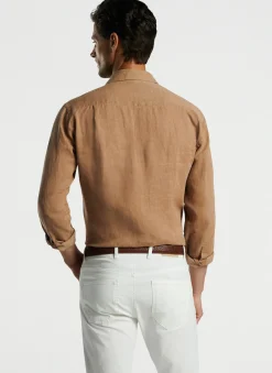 Peter Millar Sport Shirts|Florian Linen Sport Shirt