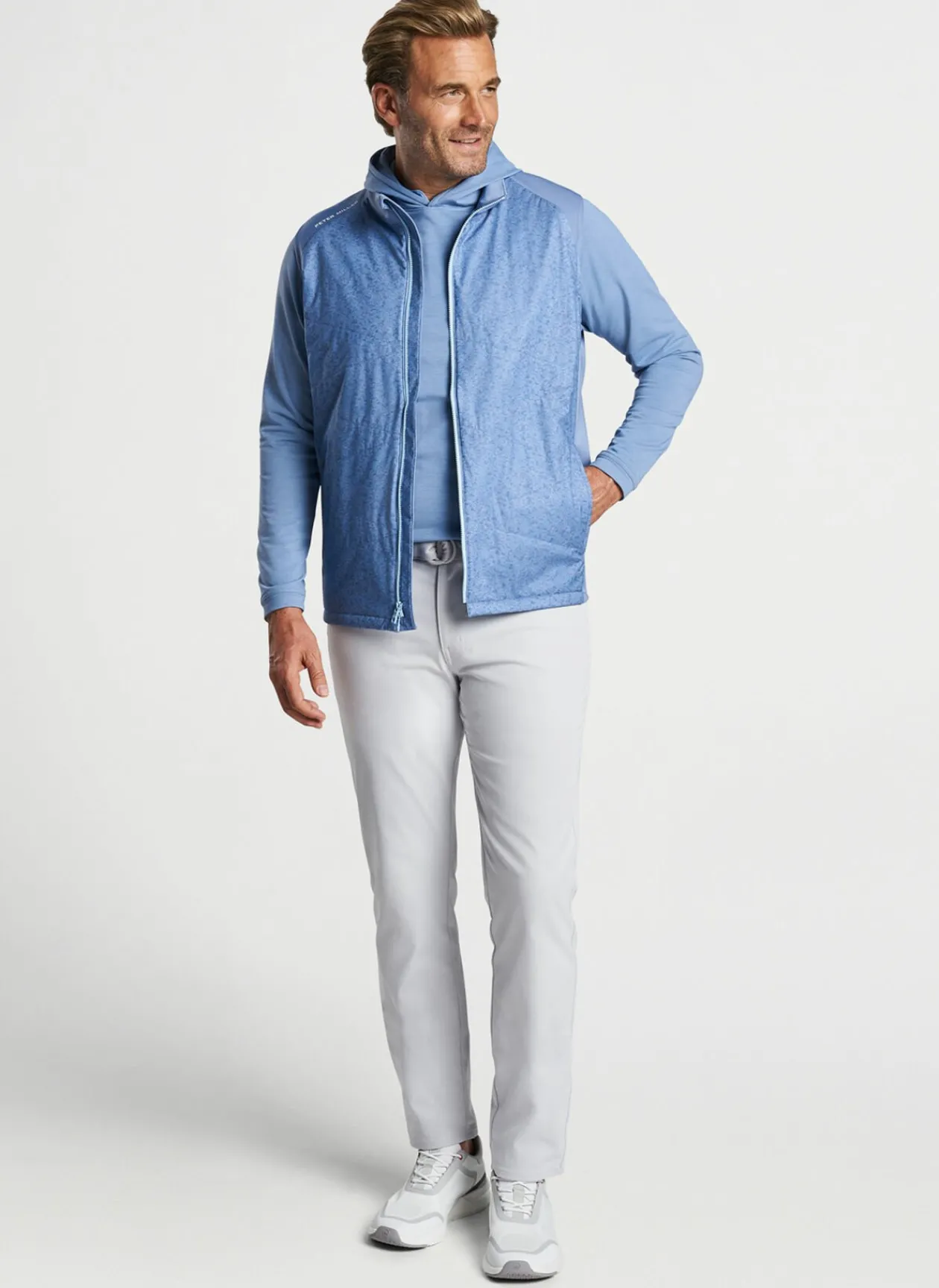 Peter Millar Vests|Fuse Abstract Hybrid Vest