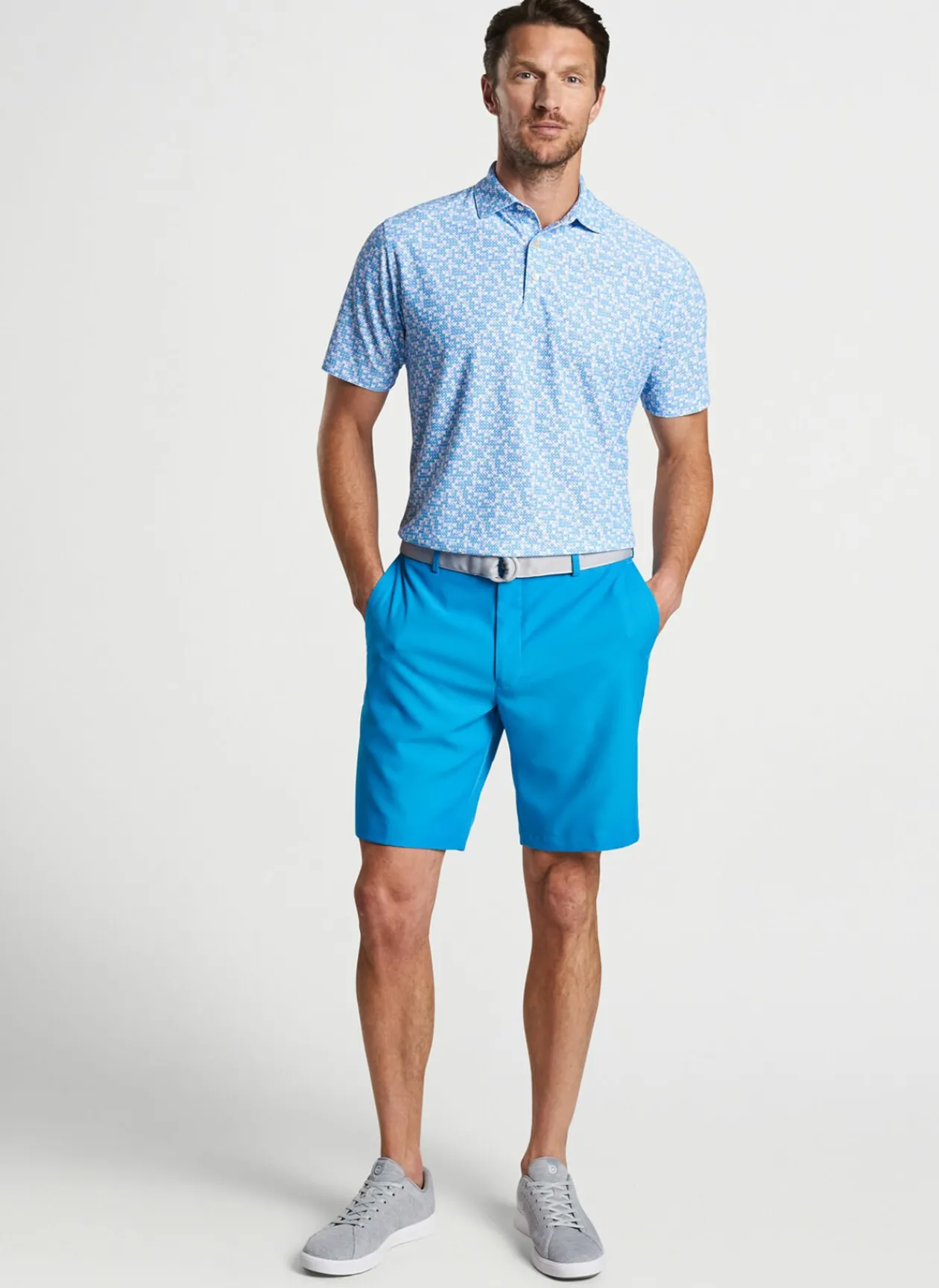 Peter Millar Sun Protection Apparel|Game Over Performance Mesh Polo