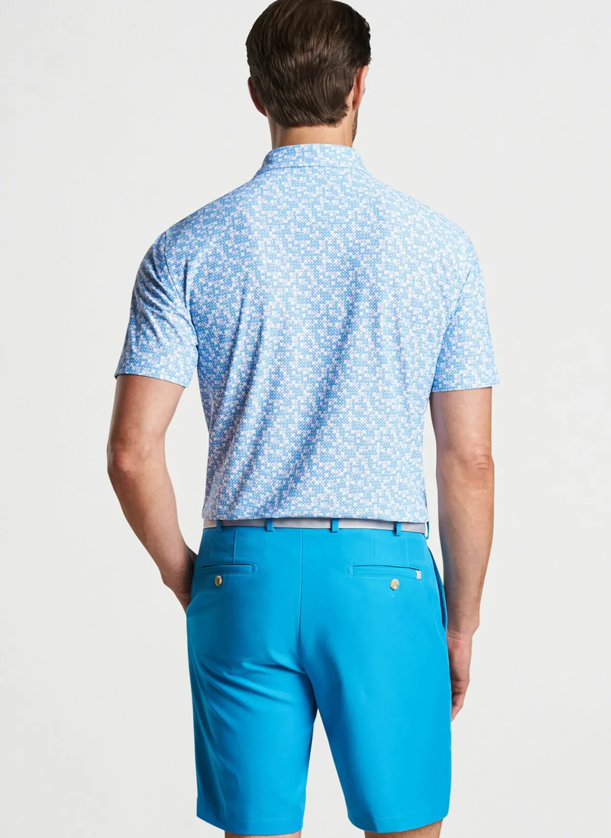 Peter Millar Sun Protection Apparel|Game Over Performance Mesh Polo