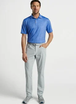 Peter Millar Sun Protection Apparel|Geo Paisley Performance Jersey Polo