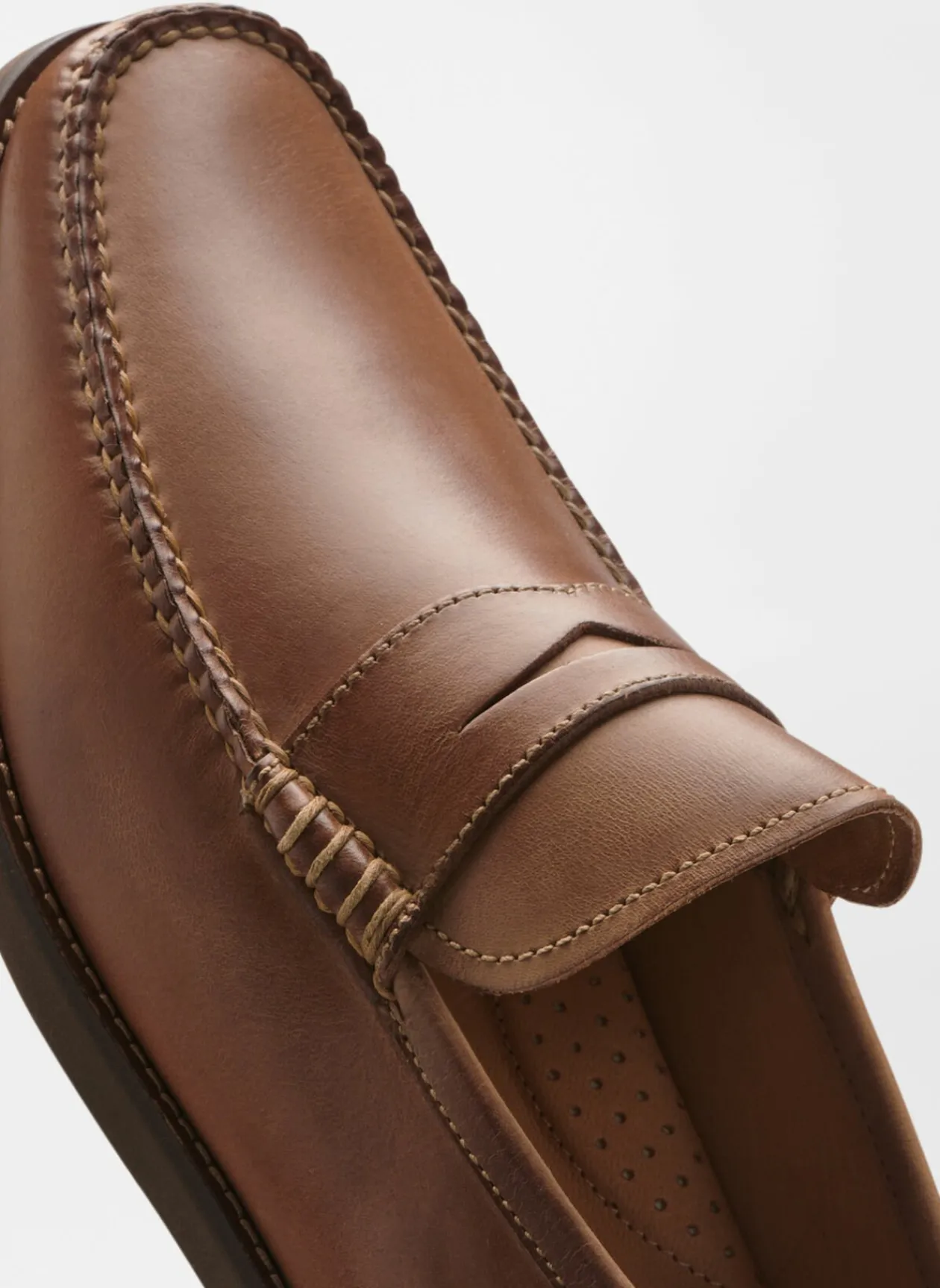 Peter Millar Loafers & Boots|Handsewn Leather Penny Loafer