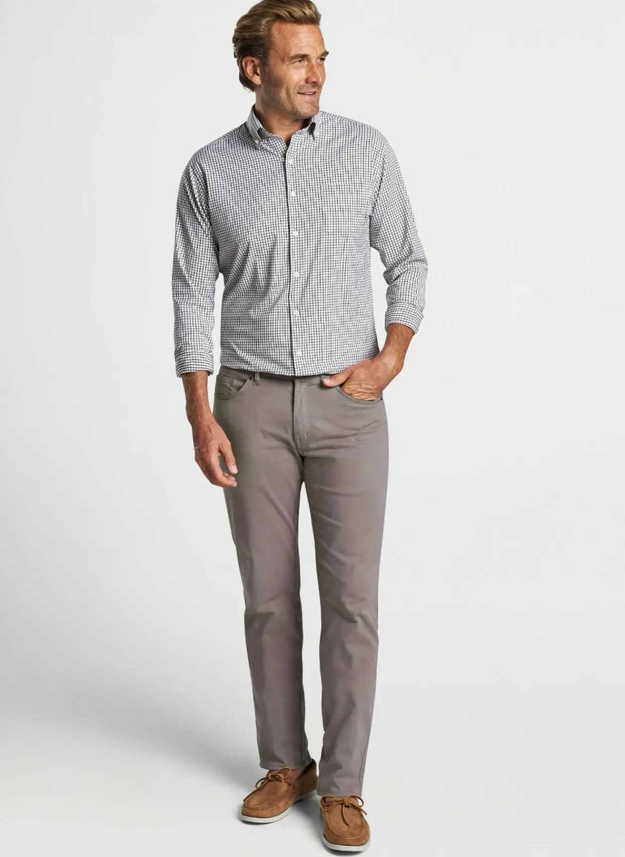 Peter Millar Sport Shirts|Hanford Performance Twill Sport Shirt