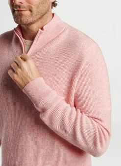 Peter Millar Pullovers & Hoodies|Harbour Cashmere Linen Quarter Zip