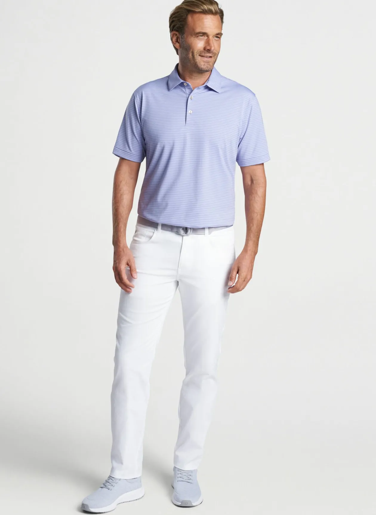 Peter Millar Sun Protection Apparel|Hemlock Performance Jersey Polo