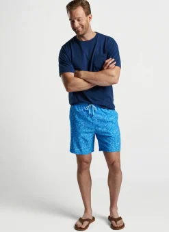 Peter Millar Swim Trunks|Henri Botanical Swim Trunk