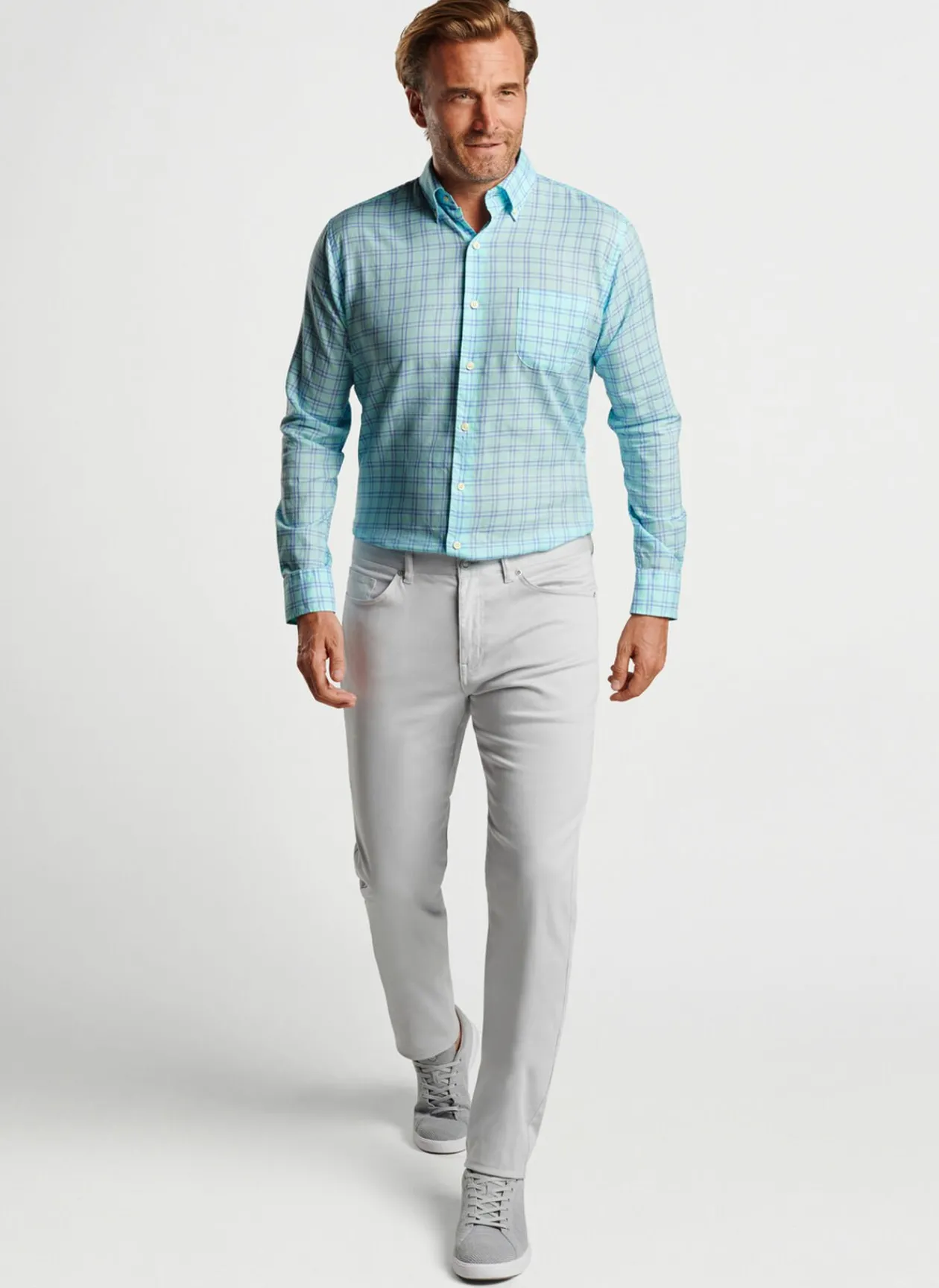 Peter Millar Sport Shirts|Heron Cotton Sport Shirt