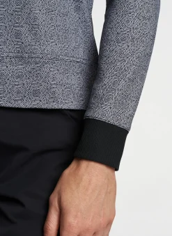 Peter Millar Pullovers & Layers|Hexagons Print Birdie Sport Sweatshirt