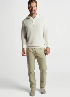 Peter Millar Pullovers & Hoodies|Hickory Henley Hoodie Sweater