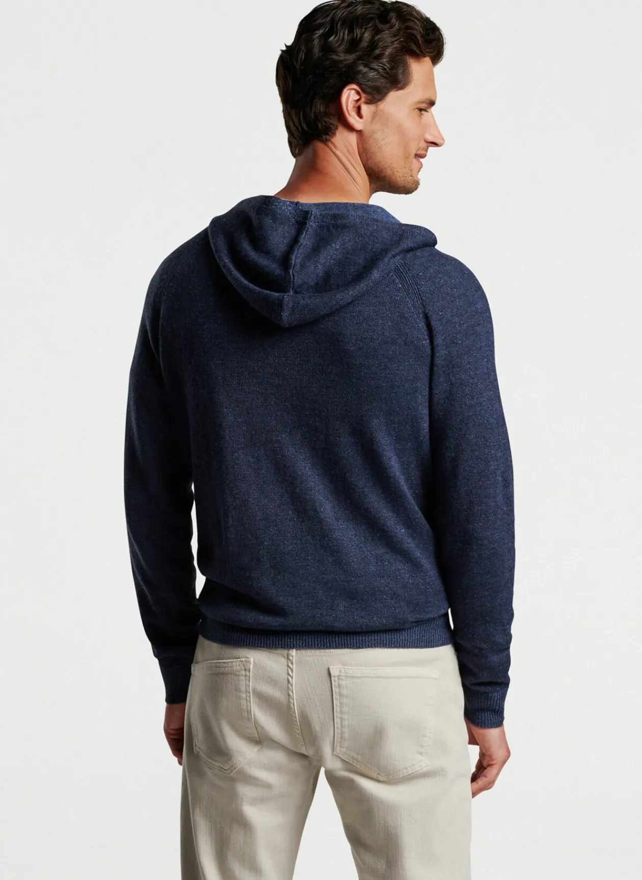 Peter Millar Sweaters|Holden Quarter-Zip Hoodie Sweater