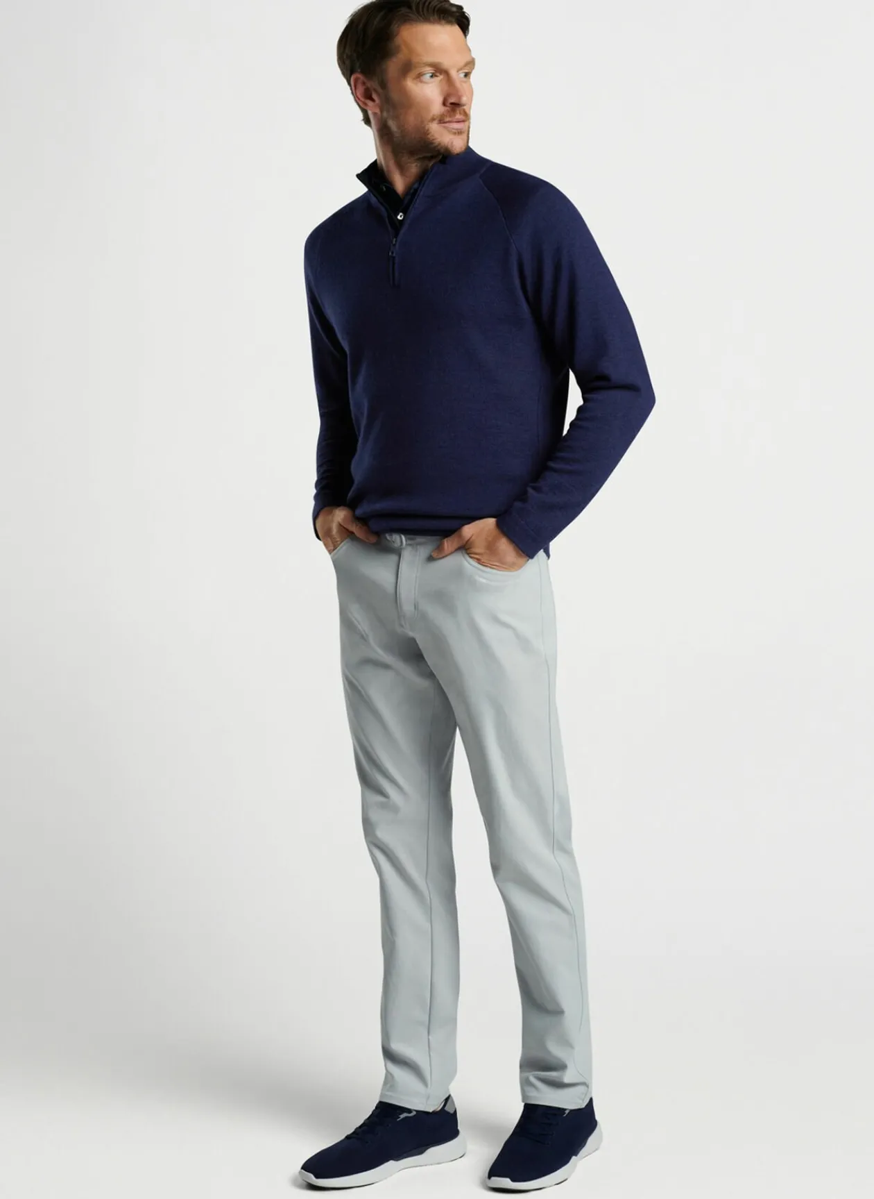 Peter Millar Pullovers & Hoodies|Holmes Quarter-Zip Sweater