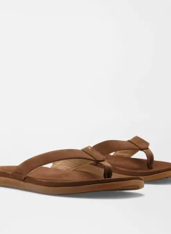Peter Millar Casual Shoes|Hyperlight Slide Nubuck Flip Flop