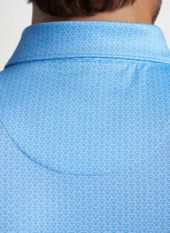 Peter Millar Sun Protection Apparel|I'Ll Have It Neat Performance Jersey Polo