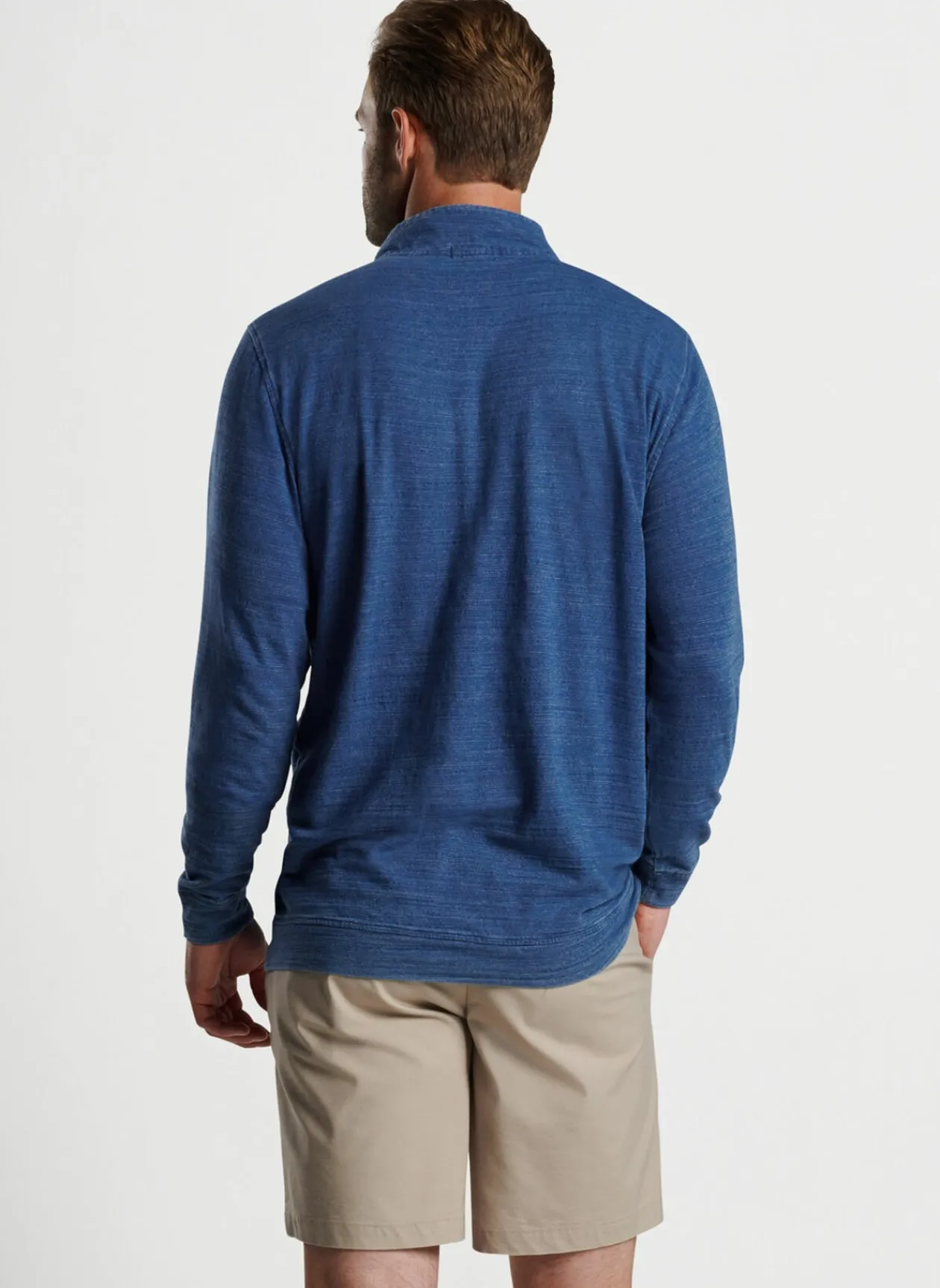 Peter Millar Pullovers & Hoodies|Indigo Knit Quarter-Zip