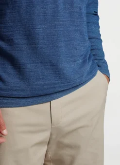 Peter Millar Pullovers & Hoodies|Indigo Knit Quarter-Zip