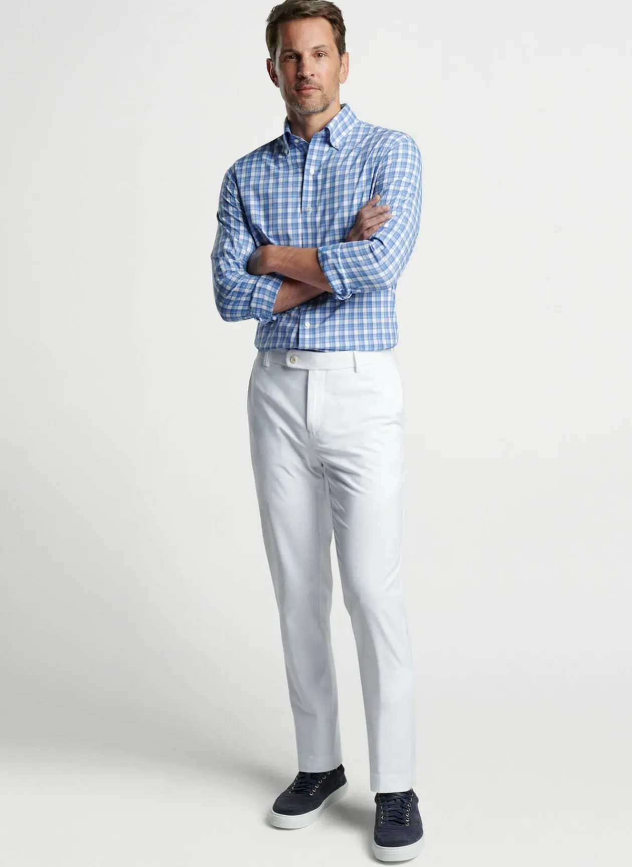 Peter Millar Sport Shirts|Joplin Performance Poplin Sport Shirt