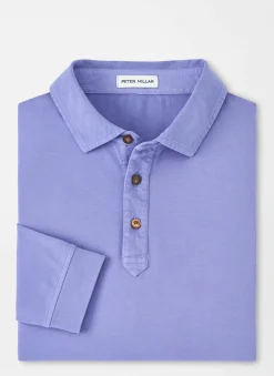 Peter Millar Polos|Lava Wash Long-Sleeve Polo