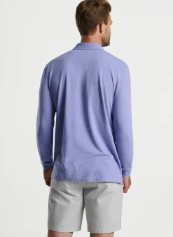 Peter Millar Polos|Lava Wash Long-Sleeve Polo