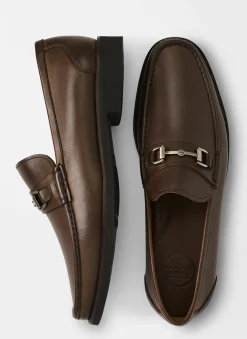 Peter Millar Loafers & Boots|Leather Bit Loafer
