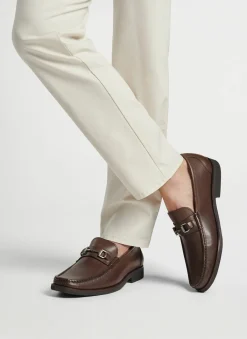Peter Millar Loafers & Boots|Leather Bit Loafer