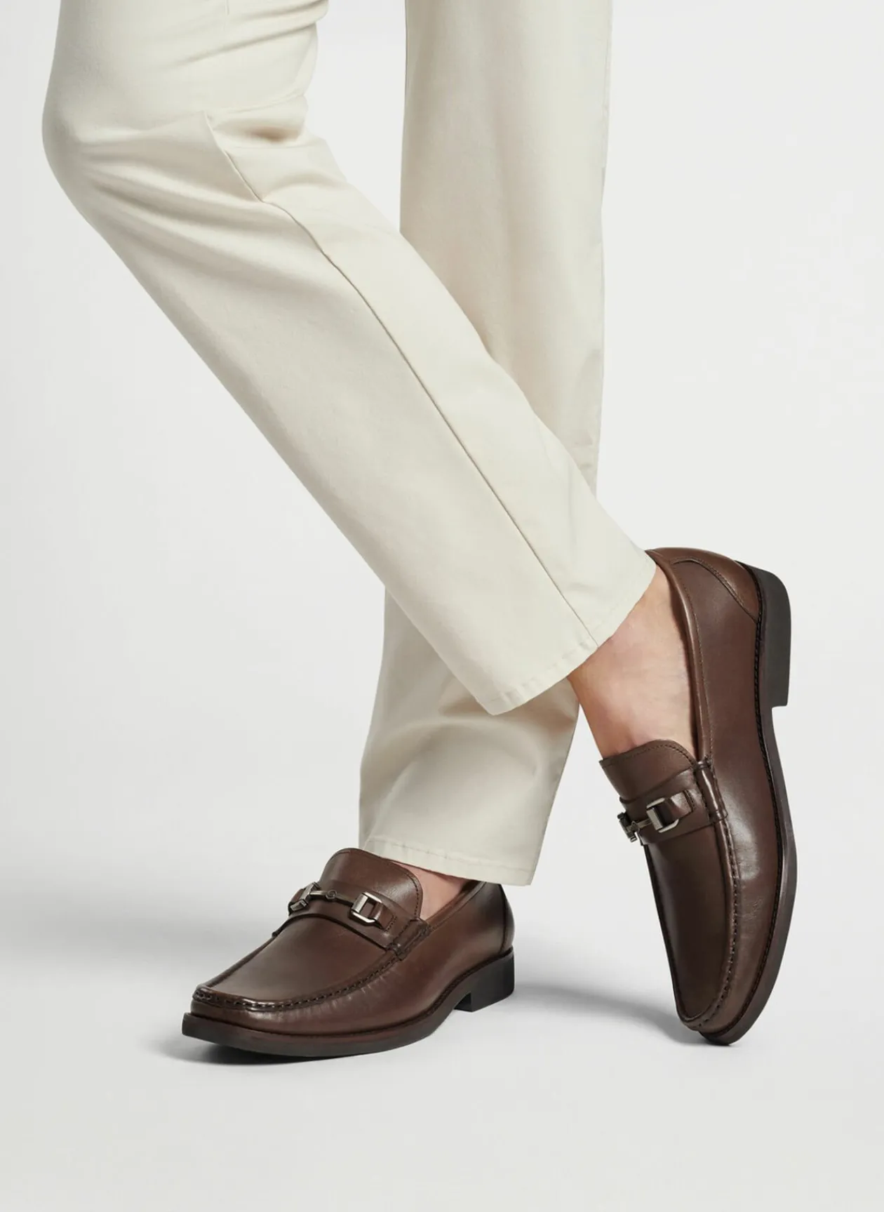 Peter Millar Loafers & Boots|Leather Bit Loafer