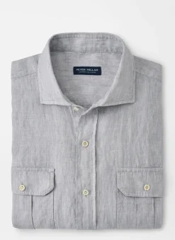Peter Millar Sport Shirts|Lev Linen Sport Shirt