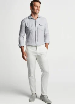 Peter Millar Sport Shirts|Lev Linen Sport Shirt