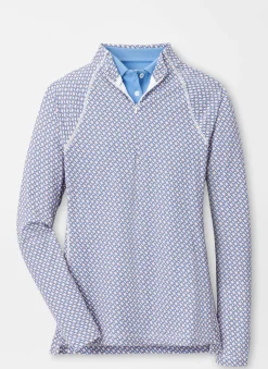 Peter Millar Pullovers & Layers|Links Print Raglan Sleeve Perth Layer