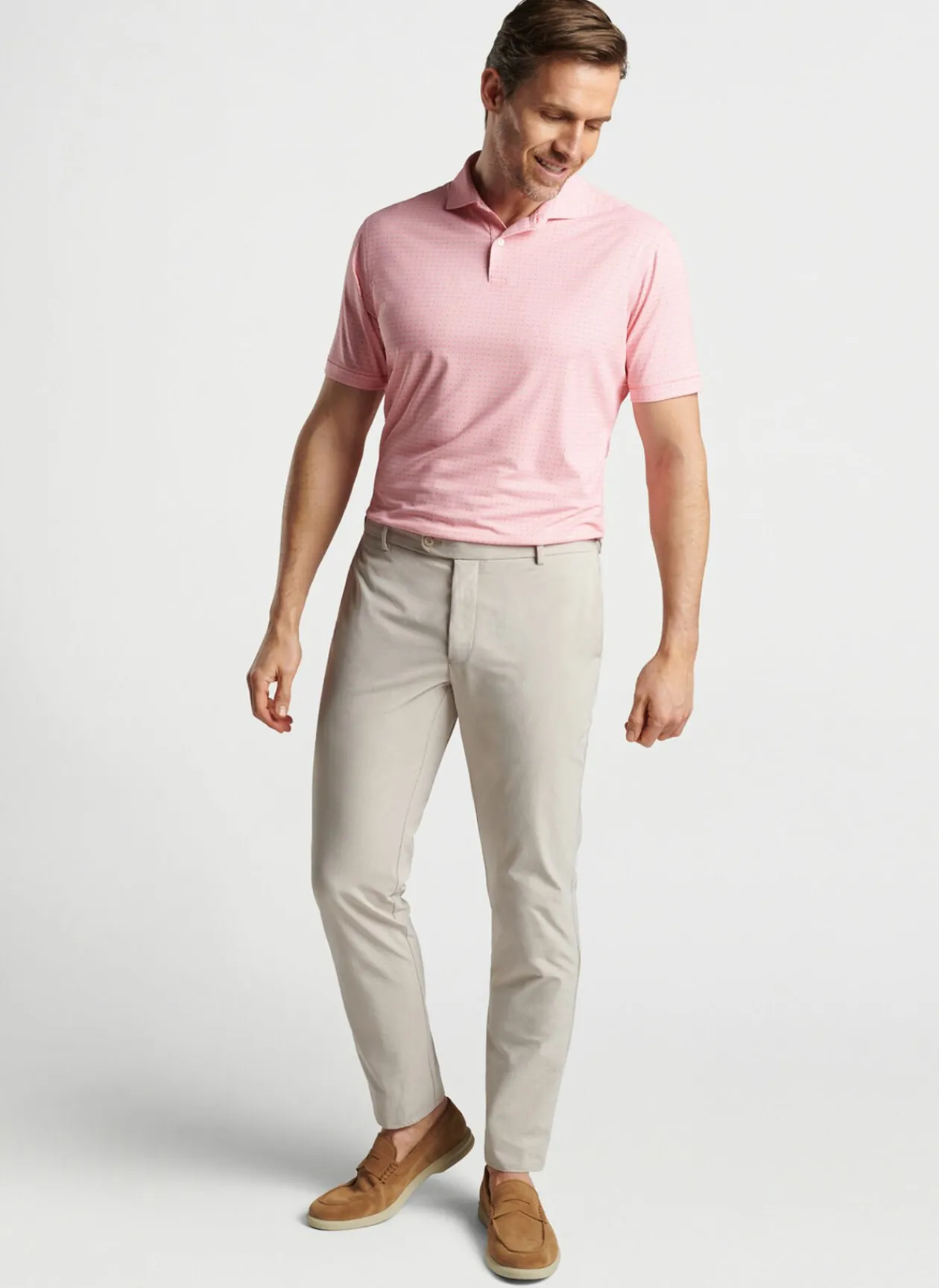 Peter Millar Polos|Lloyd Dot Geo Performance Jersey Polo