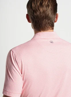 Peter Millar Polos|Lloyd Dot Geo Performance Jersey Polo