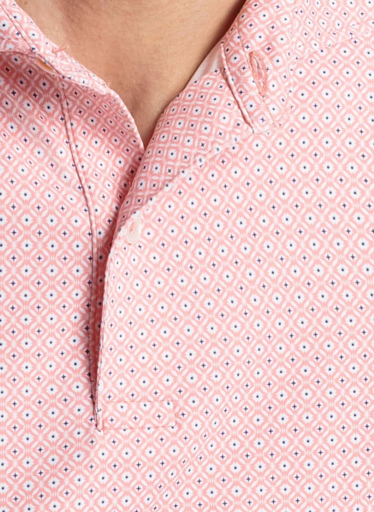 Peter Millar Polos|Lloyd Dot Geo Performance Jersey Polo