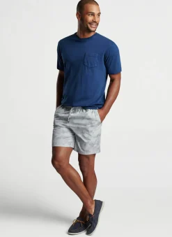 Peter Millar Swim Trunks|Logo Camo Swim Trunk