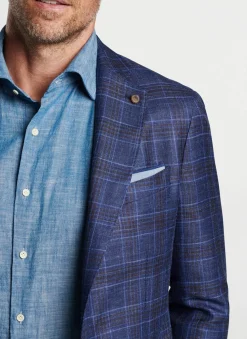 Peter Millar Sport Coats|Lowell Plaid Soft Jacket