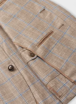Peter Millar Sport Coats|Mason Windowpane Soft Jacket