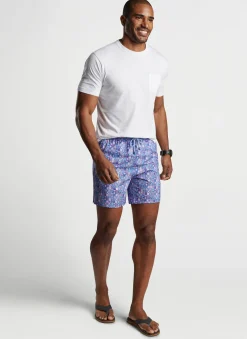 Peter Millar Swim Trunks|Mosaic Madness Swim Trunk