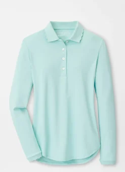 Peter Millar Polos & Shirts|Opal Long-Sleeve Stretch Jersey Polo