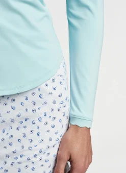 Peter Millar Polos & Shirts|Opal Long-Sleeve Stretch Jersey Polo