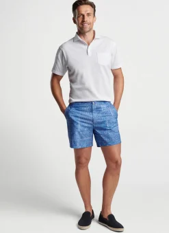 Peter Millar Swim Trunks|Patchwork Tile Swim Trunk
