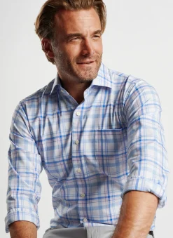 Peter Millar Sport Shirts|Payson Cotton-Stretch Sport Shirt