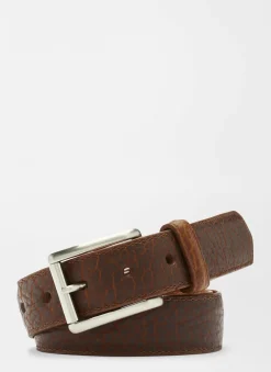 Peter Millar Belts|Pebble Bison Belt