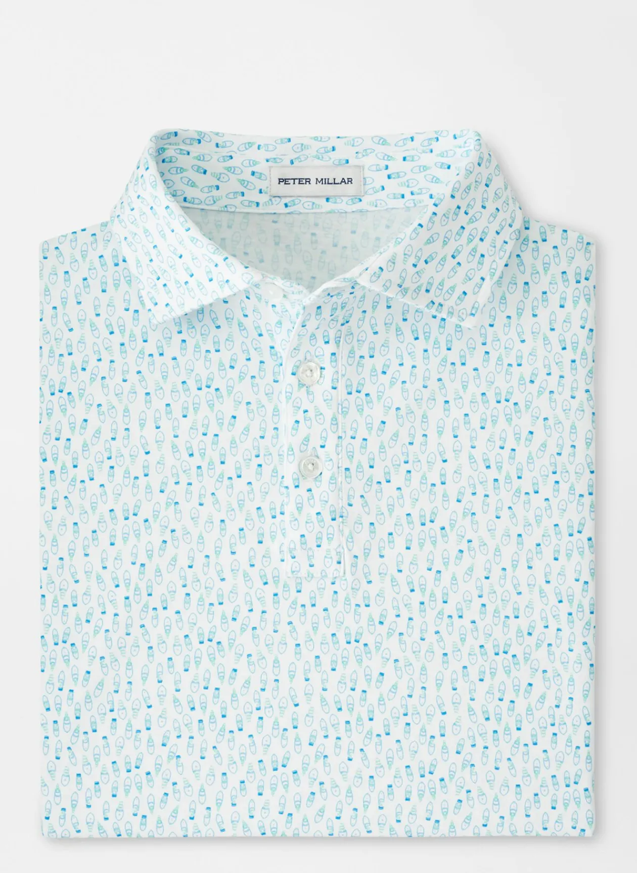 Peter Millar Polos|Pilot Mill Fleet Short-Sleeve Polo