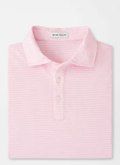 Peter Millar Polos|Pilot Mill Halifax Stripe Short-Sleeve Polo
