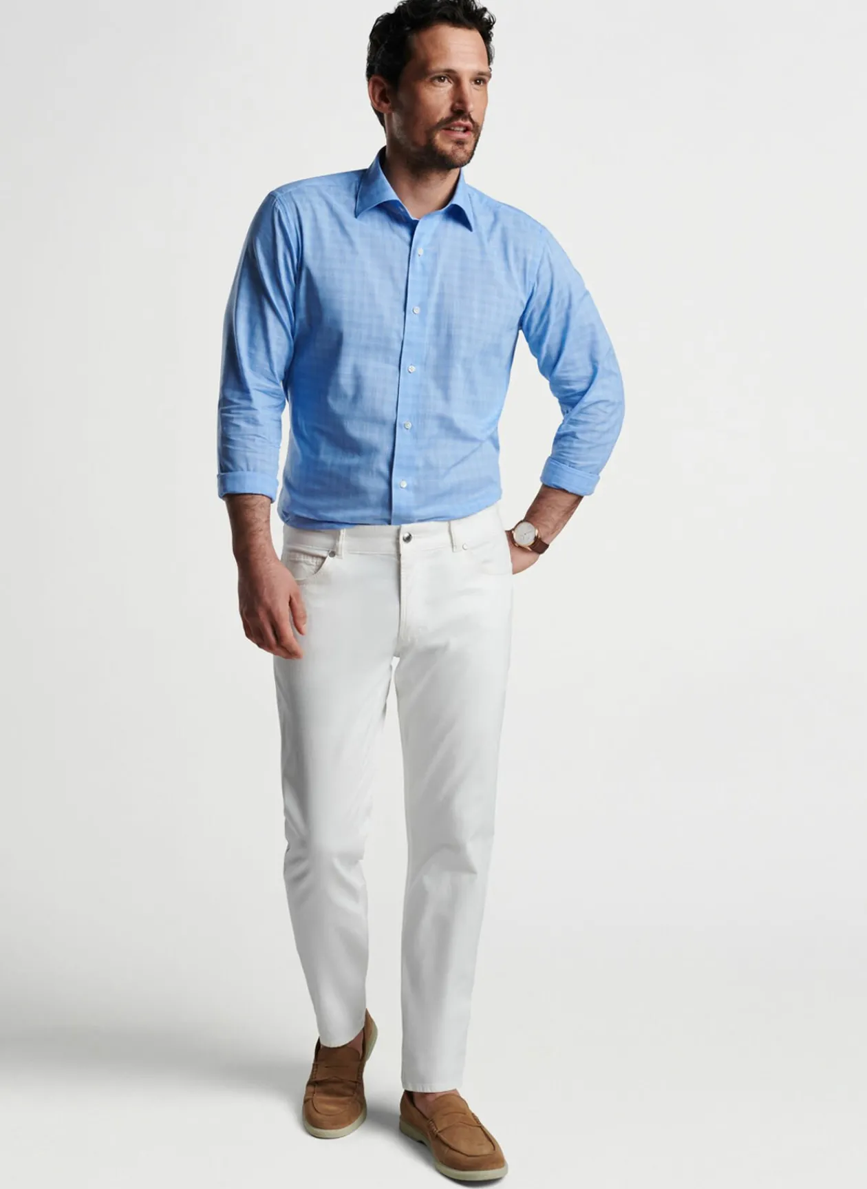 Peter Millar Sport Shirts|Pitney Cotton Sport Shirt