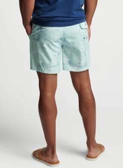 Peter Millar Swim Trunks|Postcards From Italy Swim Trunk