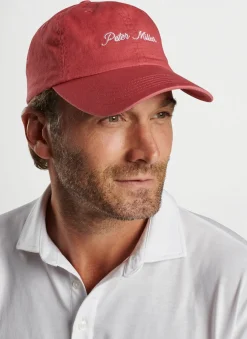 Peter Millar Shoes & Accessories|Raleigh Embroidered Script Hat